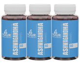gomitas ashwagandha 4 Your Wellness en envase 60, opción conveniente para la rutina diaria.