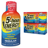 5-hour ENERGY frambuesa, bebida energizante para impulso rápido sin azúcar