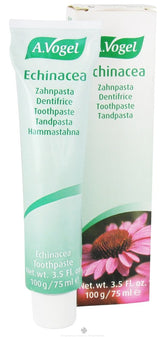 Pasta dental Echinacea de A.Vogel, empaque doble, apoyo a una rutina bucal diaria