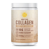 ABOUT YOUR COLLAGEN Horchata: empaque y etiqueta claras para una compra confiable.