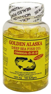 A.C. Commodity Inc Alaska dorada en cápsulas suaves para apoyo diario de ácidos grasos.