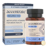 Accentrate Neuro 110 botella: suplemento de vitaminas B para un posible apoyo cognitivo diario