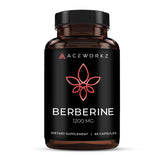 ACEWORKZ Berberina HCL 1200mg: botella lista para uso diario.
