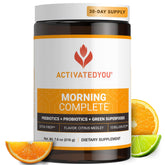 ACTIVATEDYOU Morning Complete: botella vertiendo, inicio de día con energía sostenida