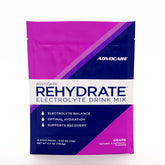 AdvoCare Rehydrate envase sabor uva para hidratación diaria