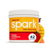 AdvoCare Spark en lata mango fresa, energía estable para comenzar el día.
