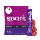 AdvoCare Spark sabor uva en sobre; energía diaria agradable.