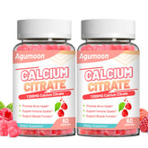 Gominolas Agumoon calcio citrato 1200mg frambuesa: absorción alta y sabor agradable