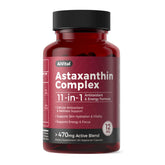 AiVital Astaxantina 12 mg en cápsulas, fuente natural de microalgas para apoyo celular.