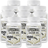 AJAXERRUE Calcio AKG liposomal en botella para energía y bienestar diario.
