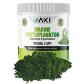 AKI ORGANIC polvo fitoplancton marino, fuente de omega-3 y proteínas vegetales para bienestar
