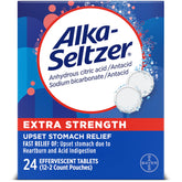 Alka-Seltzer Extra Fuerza: tableta disuelta en agua para alivio rápido del malestar estomacal