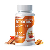 Allcoovita Berberina cápsulas en botella refuerzan la inmunidad y metabolismo.