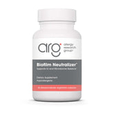 Allergy Research Group Biofilm Neutralizer con enzimas proteolíticas para descomponer proteínas adheridas.