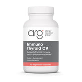 Allergy Research Group Immuno Tiroid CV, botella de cápsulas para apoyo tiroideo e inmunitario.