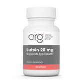 ARG Lutein 20 mg cápsulas, soporte visual diario y confort ocular.