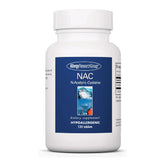 Allergy Research Group NAC frente de botella, suplemento hipoalergénico