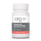 Allergy Research Group Vitamin D3 Complete 5000 en botella, apoyo diario para la salud ósea.
