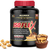 ALLMAX ISOFLEX sabor chocolate mantequilla de cacahuete en lata 5 lb, ideal para recuperación muscular.