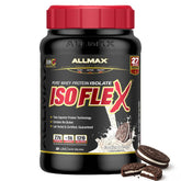 ALLMAX Isoflex empaque tarro 2 lb para proteína limpia y rápida absorción