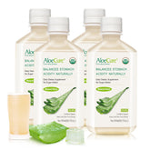 AloeCure botella de jugo de aloe vera de 500 ml para apoyar la digestión diaria.