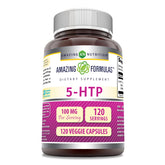 Amazing Formulas 5-HTP frasco de cápsulas vegetales para uso diario