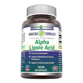 Amazing Formulas ácido lipoico 300 mg, cápsulas para uso diario.