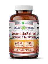 Amazing Formulas empaque frontal boswellia curcuma cereza acida para bienestar diario