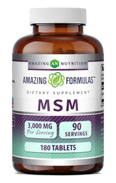 Amazing Formulas MSM tabletas: una porción diaria para uso cómodo