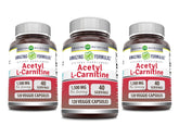 Amazing Nutrition Acetyl L-Carnitine 1500 mg, botella, posible impulso de energía diaria