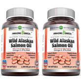 Amazing Nutrition Amazing Omega Salmón - botella para consumo diario de omega 3