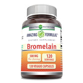 Amazing Nutrition Bromelina en cápsulas vegetales, uso diario práctico.