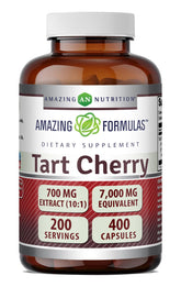 Amazing Nutrition Cereza Ácida 700 mg, botella para uso diario y bienestar general.