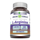Amazing Nutrition L-Arginina 1000mg – botella con comprimidos para uso diario
