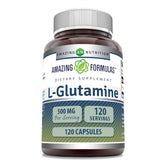 Amazing Nutrition L-Glutamina cápsulas 500 mg para uso diario
