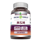 Amazing Nutrition MSM cápsulas 2000 mg: apoyo a la movilidad diaria