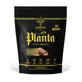 Ambrosia Planta batido en vaso con proteína vegetal para energía diaria.