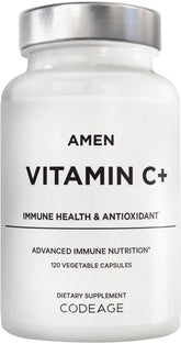 Amen Vitamina C con Zinc: cápsulas para uso diario y apoyo general.