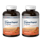 American Health Enzimas de Papaya Original masticables para ayudar a la digestión tras las comidas.