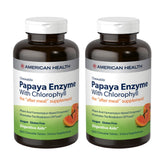 American Health Papaya Enzyme, tabletas masticables para digestión y aliento fresco.