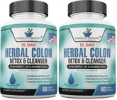 American Standard Supplements Limpieza de colon: botella frontal para bienestar digestivo