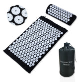 Alfombra de acupresión American West Beauty con puntos para alivio de espalda.