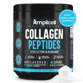 Amplicell Colágeno hidrolizado en tubo de 451 g para uso diario.