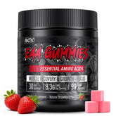 AMZXO EAA Gomitas, bote de 8300 mg, apoyo a la recuperación muscular tras entreno.