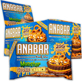 Barra de proteína Anabar con cobertura de chocolate, ideal para merendar