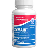 Anabolic Laboratories Zymain 90: botella de cápsulas para soporte articular diario.