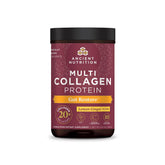 Ancient Nutrition Colágeno polvo empaque nuevo para uso diario.