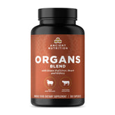 Ancient Nutrition Organos: bote de cápsulas para apoyo general de órganos y bienestar diario.