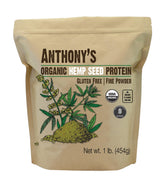 Anthony's proteina de cáñamo en envase de 1 lb para uso diario