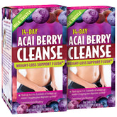 Botella de Applied Nutrition Acai Cleanse para apoyo digestivo suave